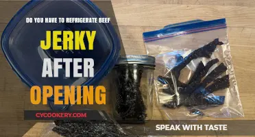 Should Beef Jerky Be Refrigerated After Opening? Storage Tips Revealed