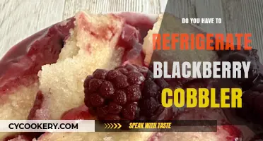 Should Blackberry Cobbler Be Refrigerated? Storage Tips for Freshness