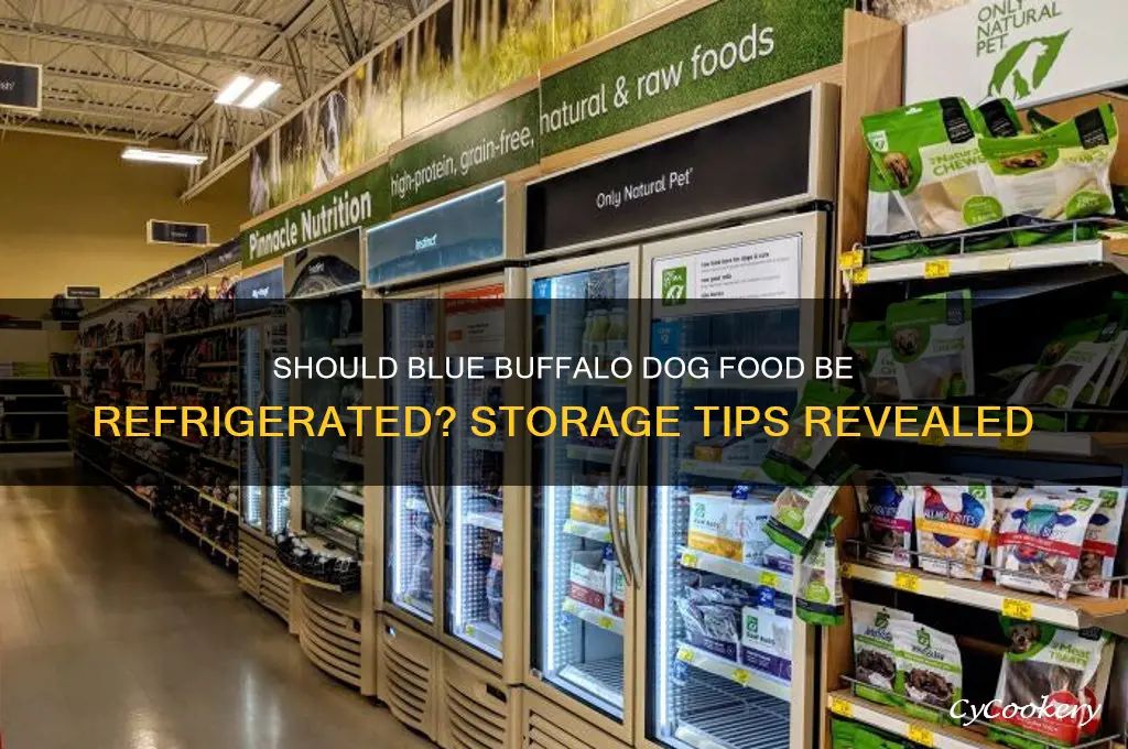 do you have to refrigerate blue buffalo dog food
