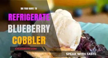 Should Blueberry Cobbler Be Refrigerated? Storage Tips for Freshness
