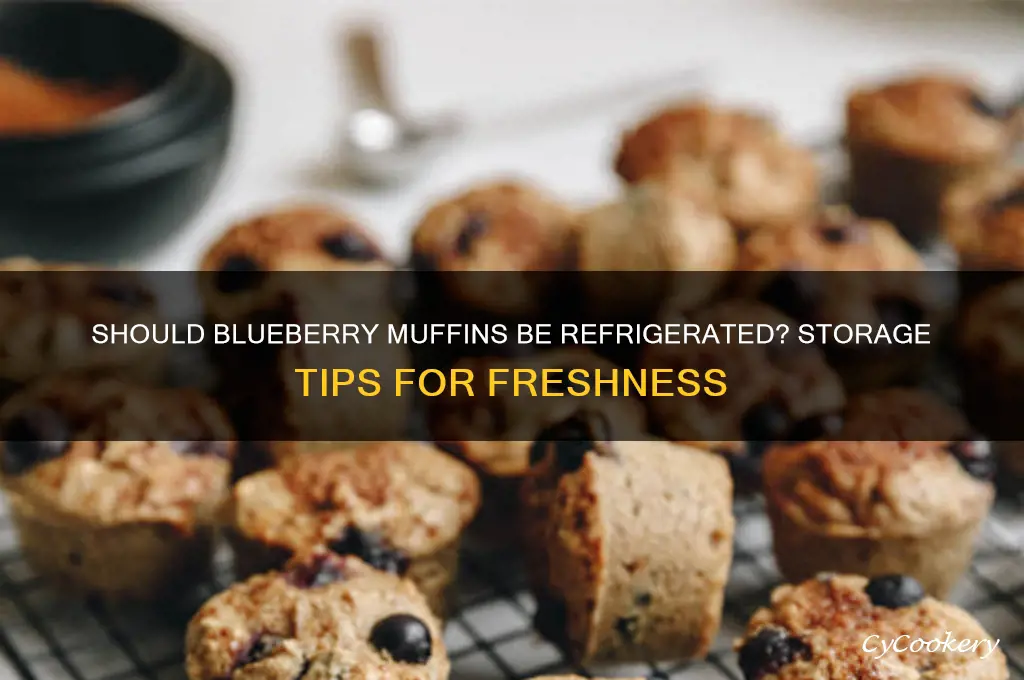 do you have to refrigerate blueberry muffins