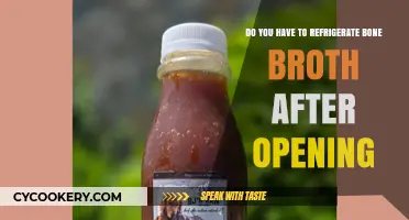 Refrigerating Bone Broth: Essential Tips After Opening the Container