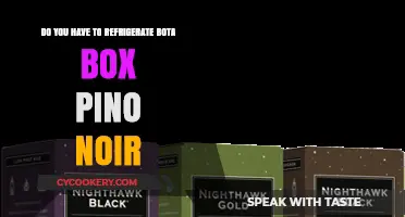 Should You Refrigerate Bota Box Pinot Noir? Storage Tips Revealed