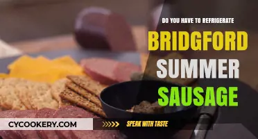 Should Bridgford Summer Sausage Be Refrigerated? Storage Tips Revealed