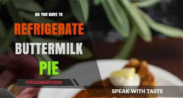 Should Buttermilk Pie Be Refrigerated? Storage Tips for Perfect Pie