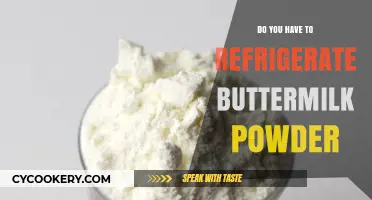 Should Buttermilk Powder Be Refrigerated? Storage Tips for Freshness