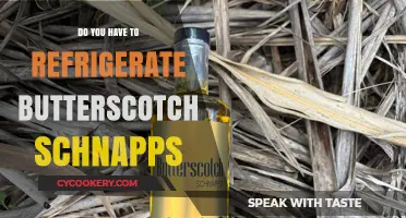 Should Butterscotch Schnapps Be Refrigerated? Storage Tips Revealed
