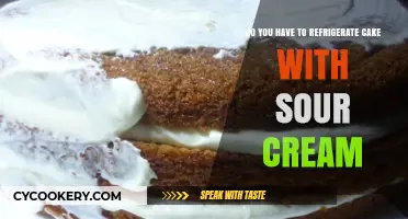 Should Sour Cream Cake Be Refrigerated? Storage Tips Revealed
