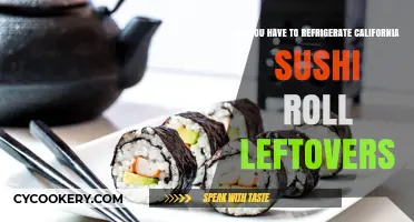 Refrigerating California Sushi Roll Leftovers: Essential Tips for Freshness