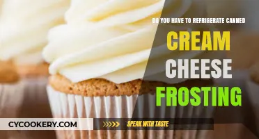 Should Canned Cream Cheese Frosting Be Refrigerated? Storage Tips