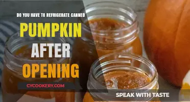 Refrigerate Canned Pumpkin After Opening: Essential Storage Tips Revealed