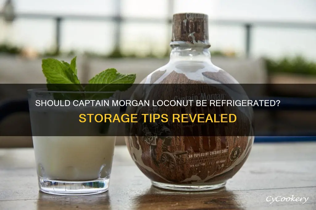 do you have to refrigerate captain morgan loconut