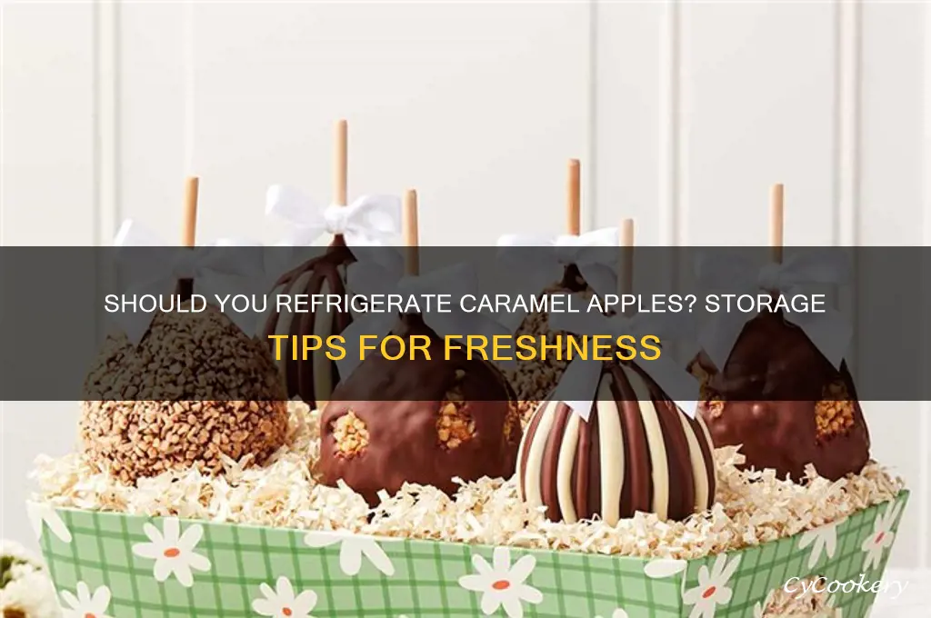 do you have to refrigerate carmel apples