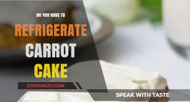 Should Carrot Cake Be Refrigerated? Storage Tips for Freshness