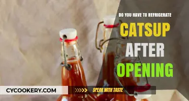 Refrigerate Catsup After Opening: Essential Tips for Freshness and Safety