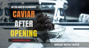 Refrigerating Caviar: Essential Tips for Preserving Freshness After Opening