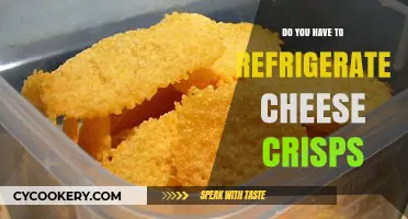 Should Cheese Crisps Be Refrigerated? Storage Tips for Freshness