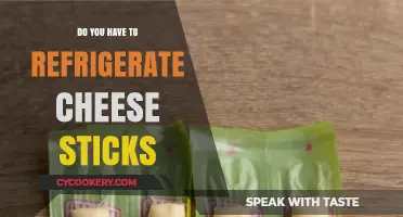 Should Cheese Sticks Be Refrigerated? Storage Tips for Freshness