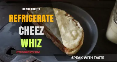 Should Cheez Whiz Be Refrigerated? Storage Tips for Your Favorite Spread
