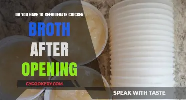 Should You Refrigerate Chicken Broth After Opening? Expert Tips
