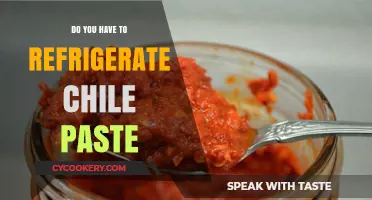 Should Chile Paste Be Refrigerated? Storage Tips for Freshness