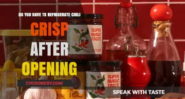 Chili Crisp Storage: To Refrigerate or Not After Opening?