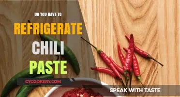 Should Chili Paste Be Refrigerated? Storage Tips for Freshness