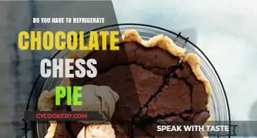 Should Chocolate Chess Pie Be Refrigerated? Storage Tips Revealed