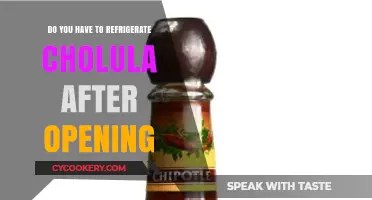 Should You Refrigerate Cholula After Opening? A Spicy Debate