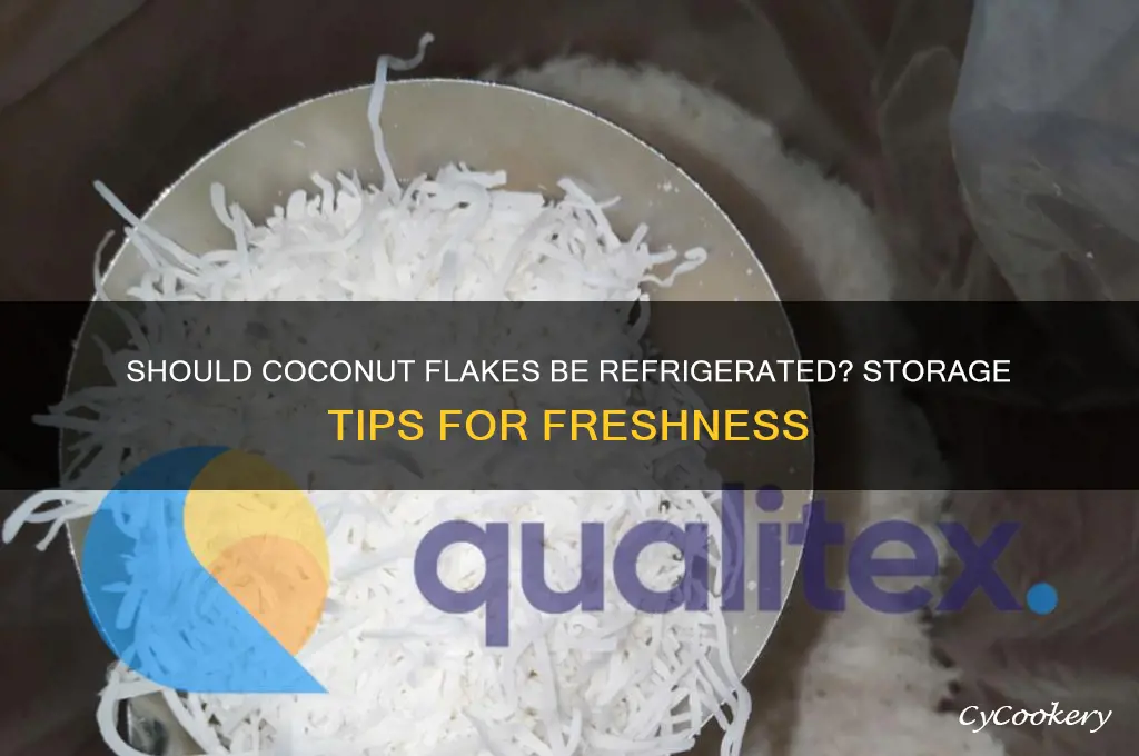 do you have to refrigerate coconut flakes
