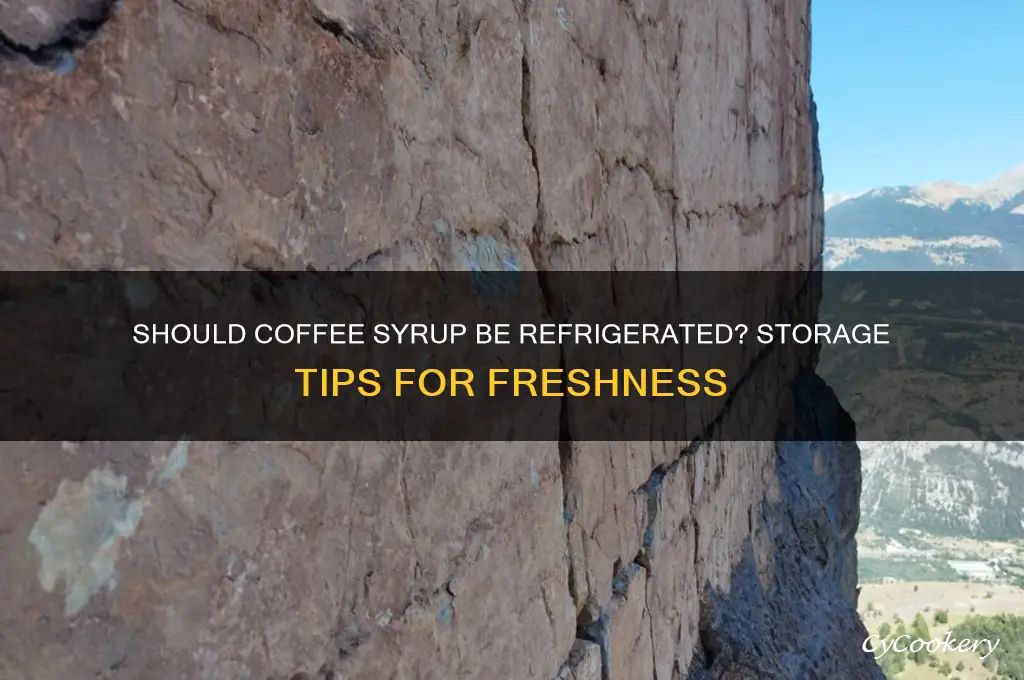 do you have to refrigerate coffee syrup