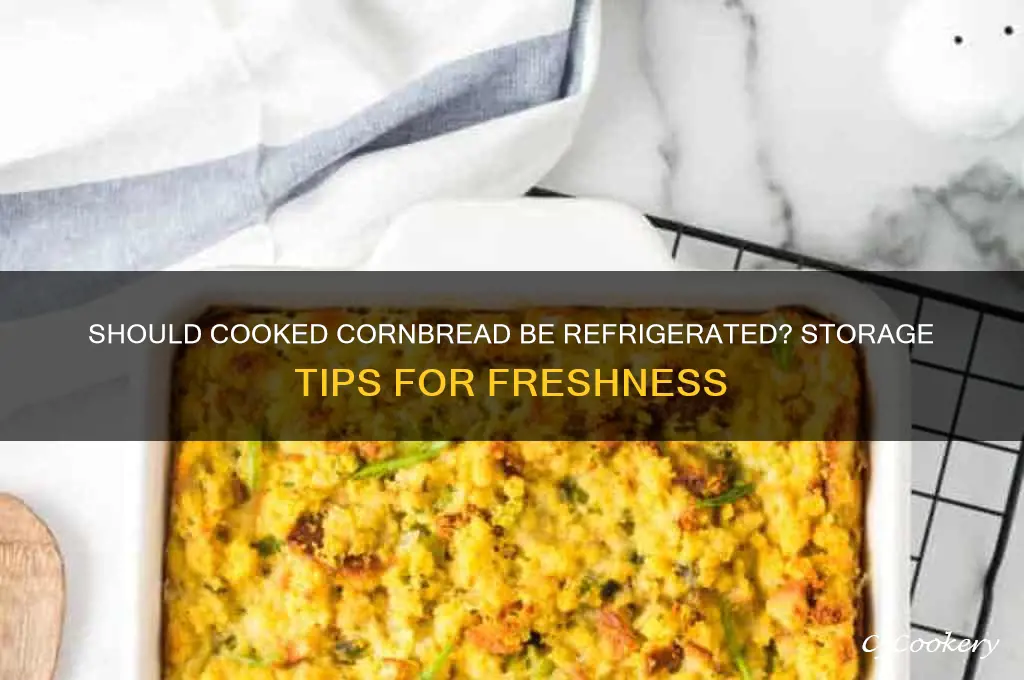 do you have to refrigerate cooked cornbread