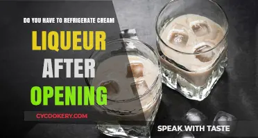 Refrigerate Cream Liqueur After Opening: Essential Tips for Freshness