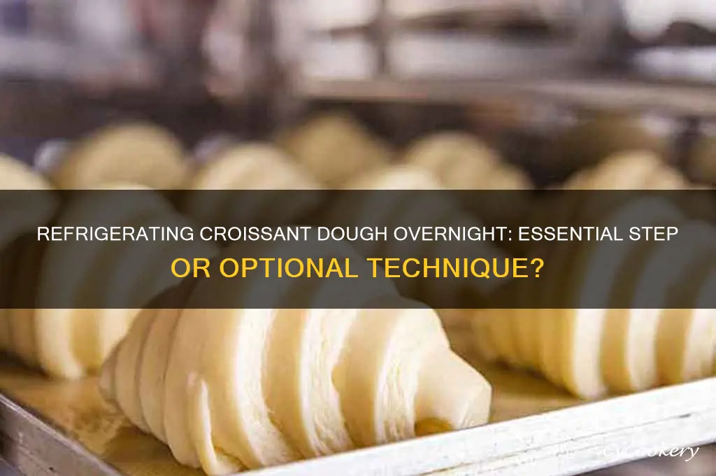 do you have to refrigerate croissant dough overnight