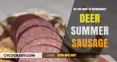 Should Deer Summer Sausage Be Refrigerated? Storage Tips Revealed