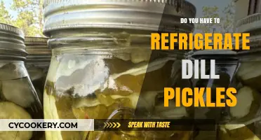 Should Dill Pickles Be Refrigerated? Storage Tips for Crunchy Goodness