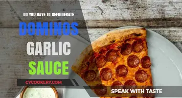 Should You Refrigerate Domino's Garlic Sauce? Storage Tips Revealed