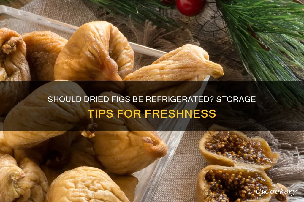 do you have to refrigerate dried figs