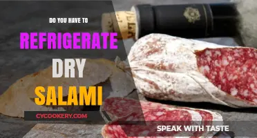 Should Dry Salami Be Refrigerated? Storage Tips for Freshness