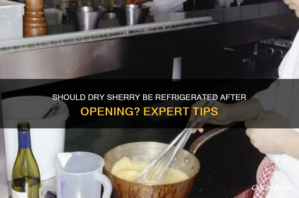 do you have to refrigerate dry sherry after opening