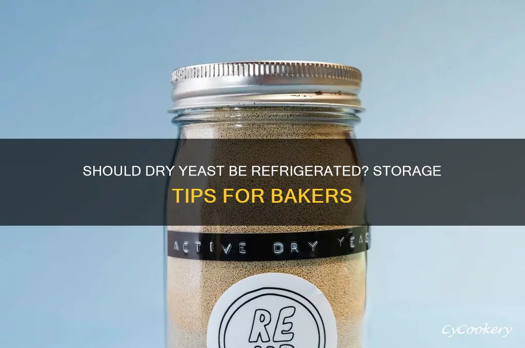 do you have to refrigerate dry yeast