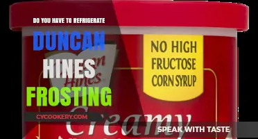 Should Duncan Hines Frosting Be Refrigerated? Storage Tips Revealed
