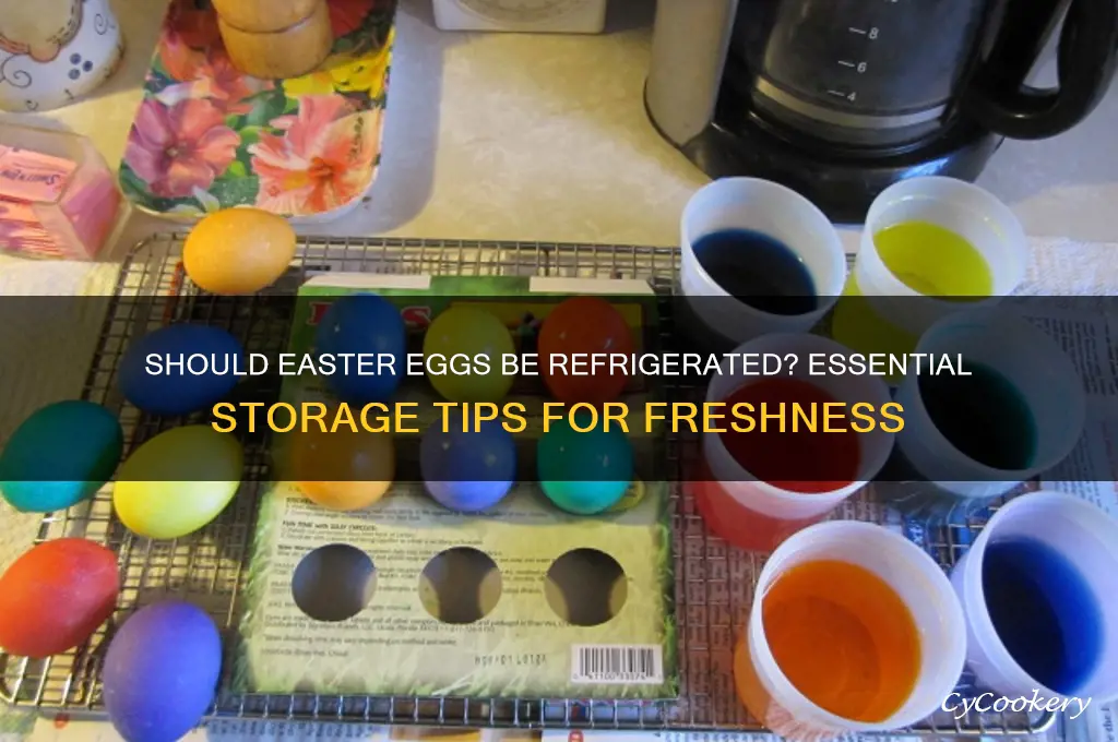 do you have to refrigerate easter eggs