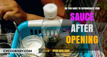 Refrigerate Fish Sauce After Opening: Essential Storage Tips for Freshness