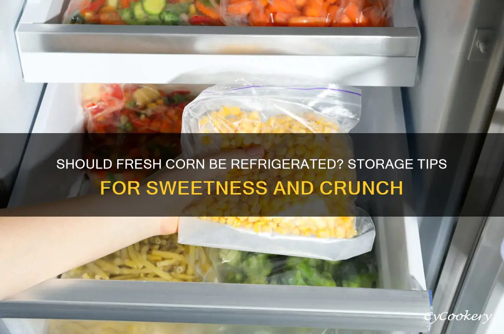 do you have to refrigerate fresh corn
