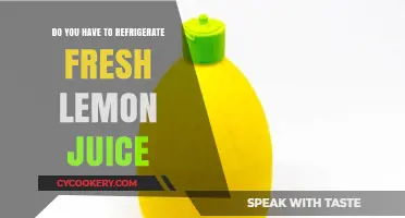 Should Fresh Lemon Juice Be Refrigerated? Storage Tips Revealed