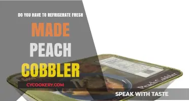 Should Fresh Peach Cobbler Be Refrigerated? Tips for Storage