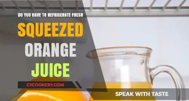 Should Fresh Squeezed Orange Juice Be Refrigerated? Tips & Facts