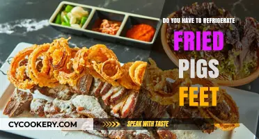 Should Fried Pig's Feet Be Refrigerated? Storage Tips Revealed
