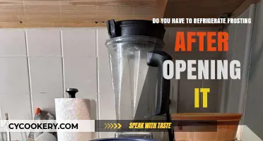 Refrigerate Frosting After Opening? Storage Tips for Freshness